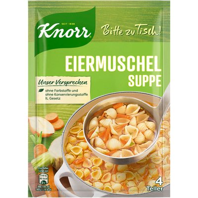 Image of Knorr Bitte Zu Tisch! Eiermuschel-Suppe
