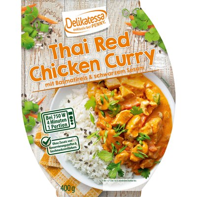 Image of Delikatessa Fertiggericht Thai Red Chicken Curry