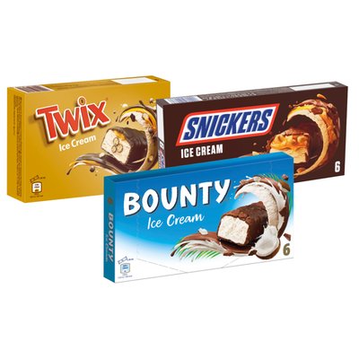 Image of Snickers*, Bounty* od. Twix Ice Cream*