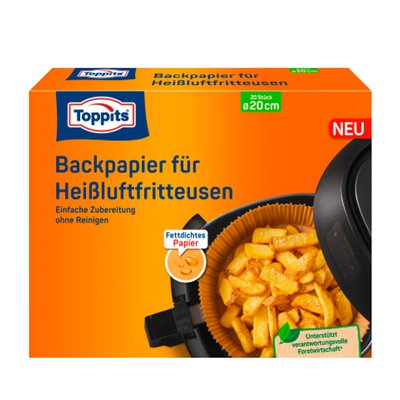 Image of Backpapier für Heissluft-Fritteusen*