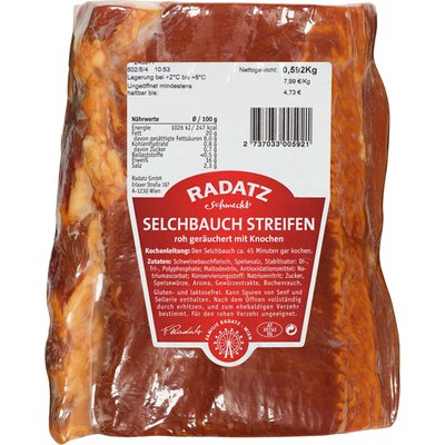 Image of Radatz Selchbauchstreifen