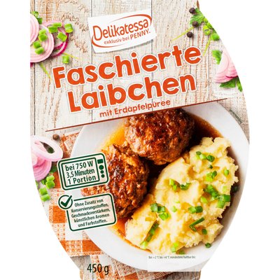 Image of Delikatessa Fertiggericht Faschierte Laibchen