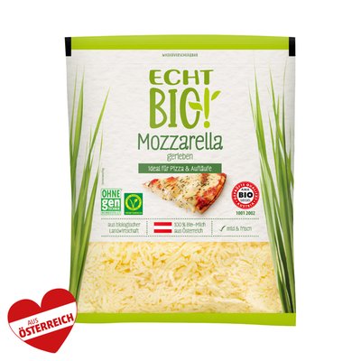 Image of ECHT BIO! Mozzarella gerieben