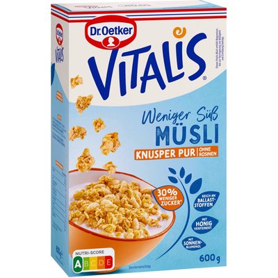 Image of Dr. Oetker Vitalis Weniger Süss