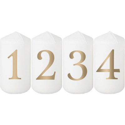 Image of Hofer Stumpenkerzen* 4 Stück