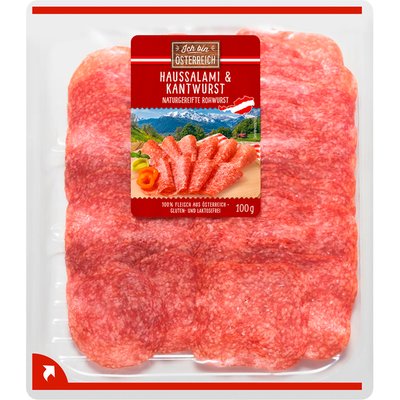 Image of Ich Bin Österreich Haussalami Und Kantwurst