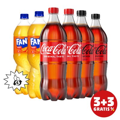 Image of Coca-Cola Original od. Zero od. Fanta