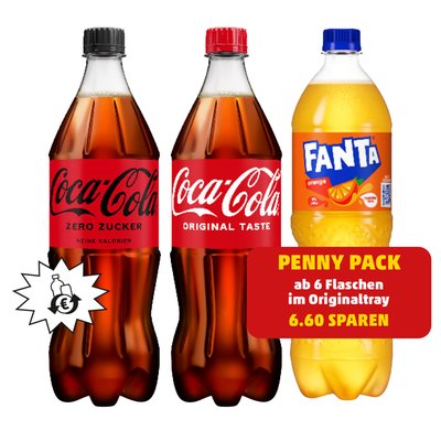 Image of Coca-Cola Original od. Zero od. Fanta