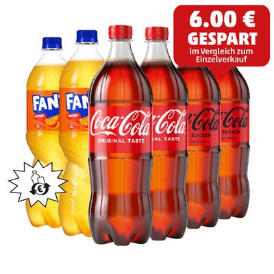 Image of Coca-Cola Original* od. Zero* od. Fanta*
