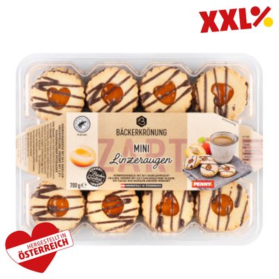 Image of BÄCKERKRÖNUNG Mini Linzeraugen