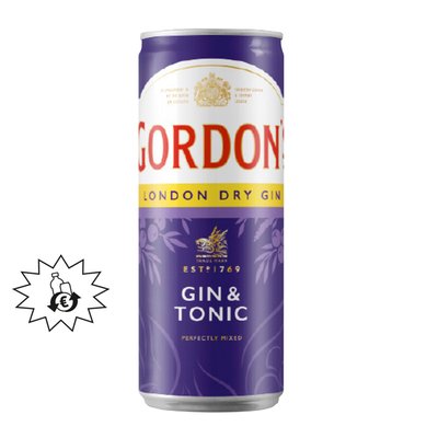 Image of Gordons London Dry & Tonic*
