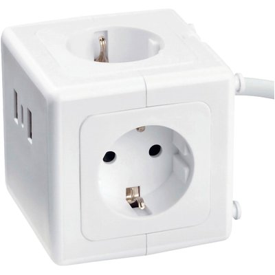 Image of 4-Fach Steckdosenwürfel*
