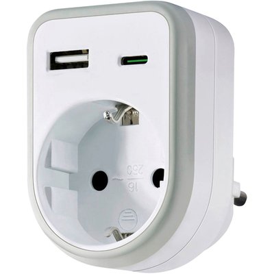 Image of Steckdosenadapter mit USB QC*