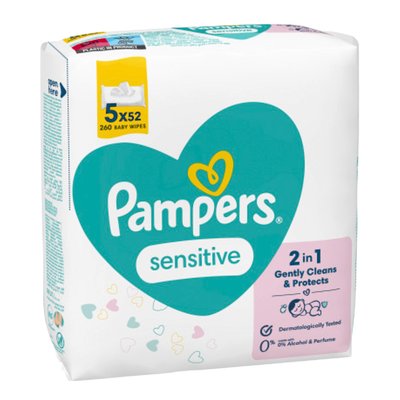 Image of Pampers Feuchttücher Sensitive