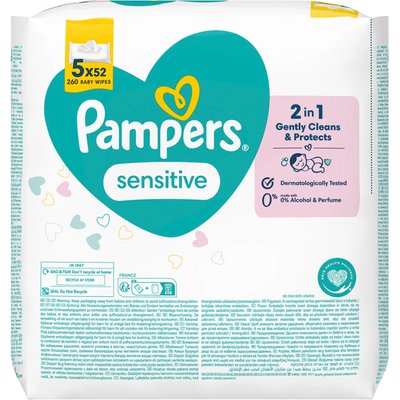 Image of Pampers Feuchttücher Sensitive