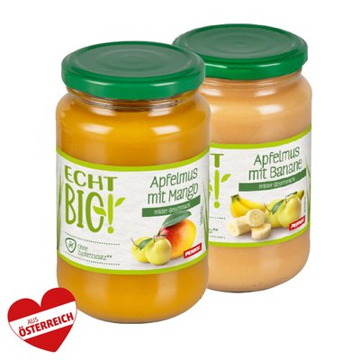 Image of ECHT BIO! Apfelmus-Mischung