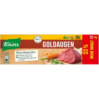 Image of Knorr Suppenwürfel XXL* Goldaugen
