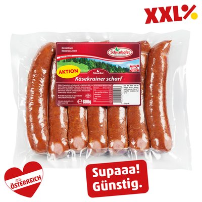 Image of Käsekrainer* scharf