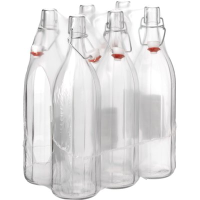Image of Bügelverschlussflasche* ca. 0,5 Liter, 10-Kant