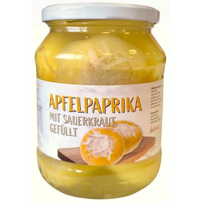 Image of Apfelpaprika Mit Sauerkraut gefüllt*