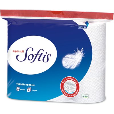 Image of Softis Toilettenpapier 4-lagig