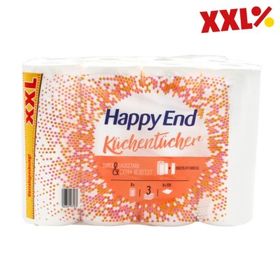 Image of Happy End Küchenrolle* 3-lagig