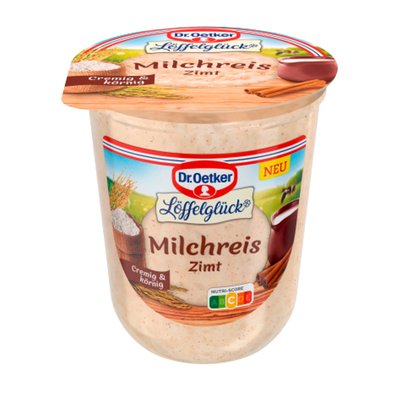 Image of Dr. Oetker Löffelglück Milchreis* Zimt