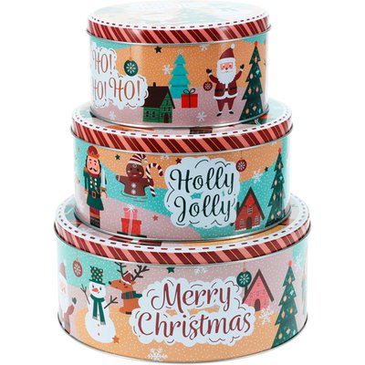Image of Weihnachtsdosen-Set* 3-teilig