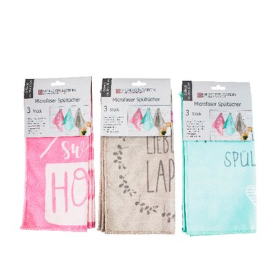 Image of Microfaser Spültücher* 3er-Packung