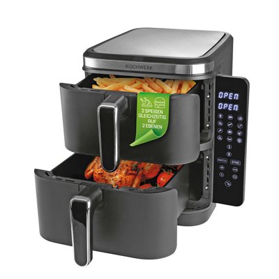 Image of Doppelkammer-Heissluftfritteuse* ca. 11 Liter (2 x 5,5 l)