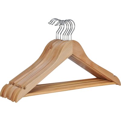 Image of Holzkleider-Bügel-Set* 8er-Packung