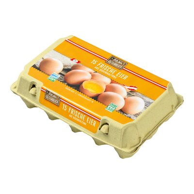 Image of 15 Frische Eier aus Bodenhaltung