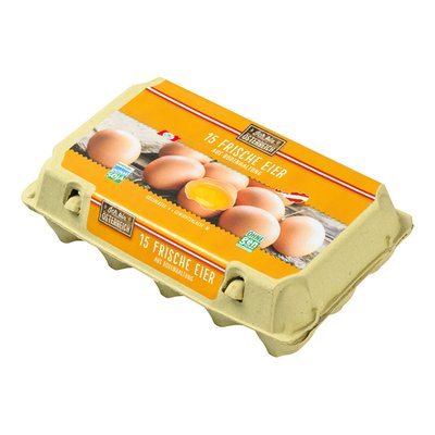 Image of Ich bin Österreich 15 frische Eier aus Bodenhaltung