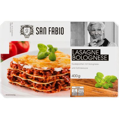 Image of SAN FABIO Lasagne Bolognese*