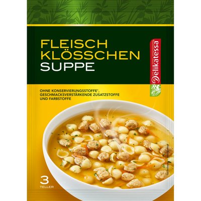 Image of Delikatessa Fleischklösschen-Suppe