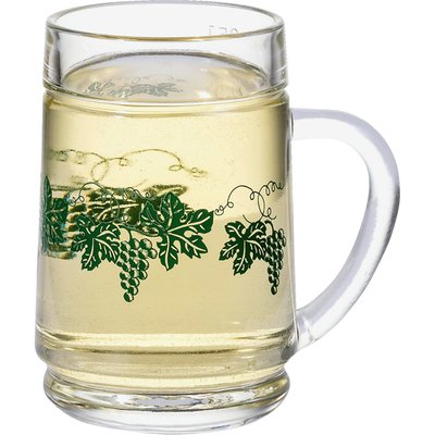 Image of Weinglas* mit Weinlaub-Motiv