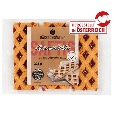 Image of BÄCKERKRÖNUNG Linzerschnitte