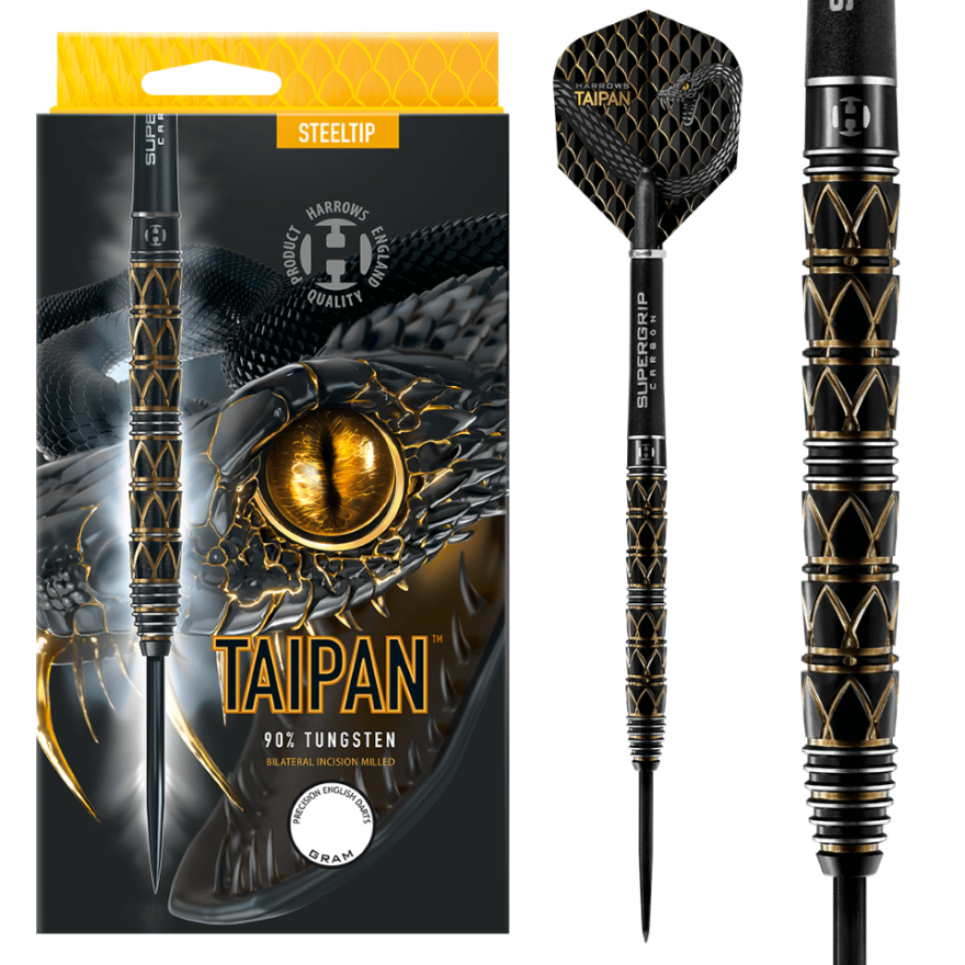 Harrows Taipan 90% - Steel Tip Darts