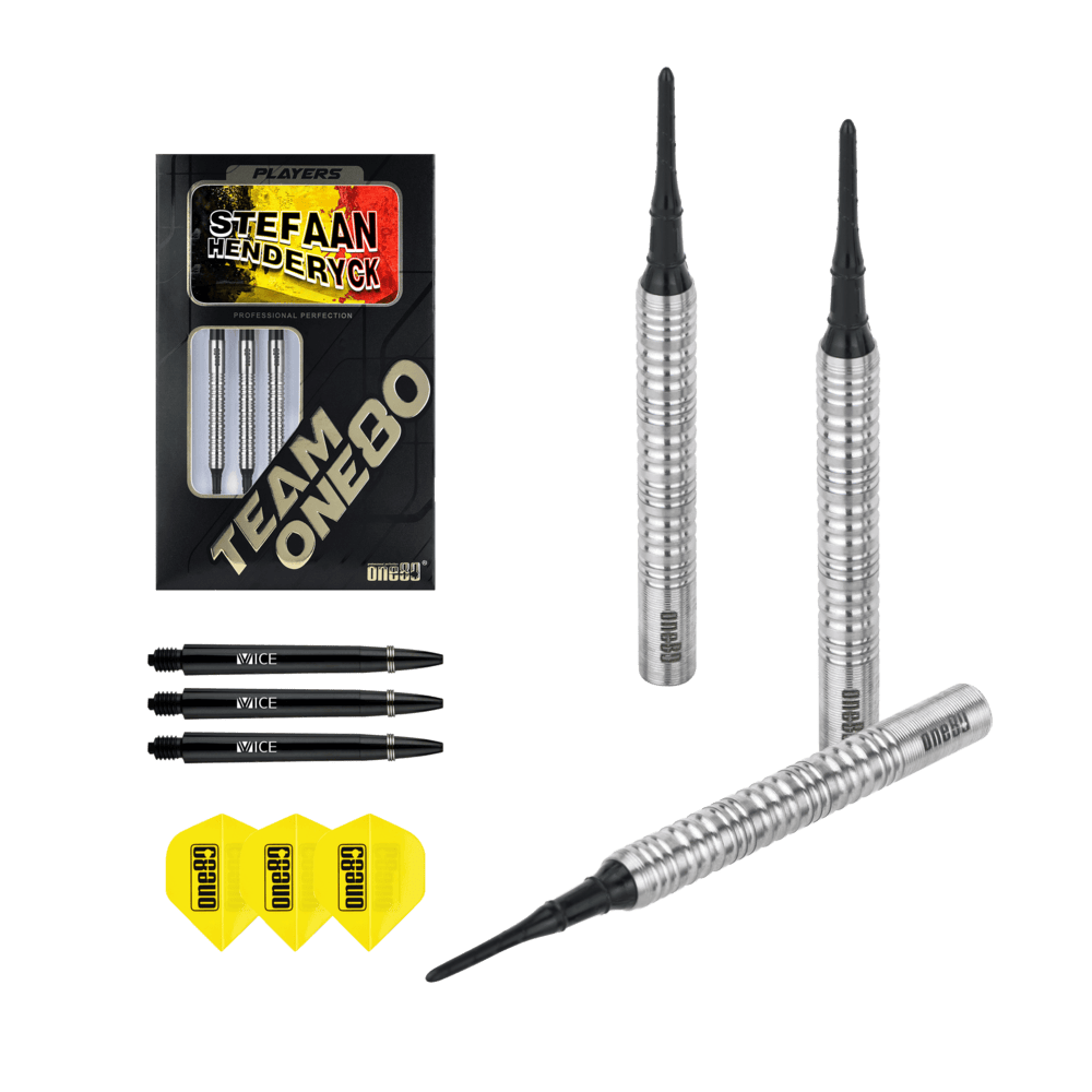 ONE80 Stefaan Henderyck 90% - Soft Tip Darts - Dartshopper.com