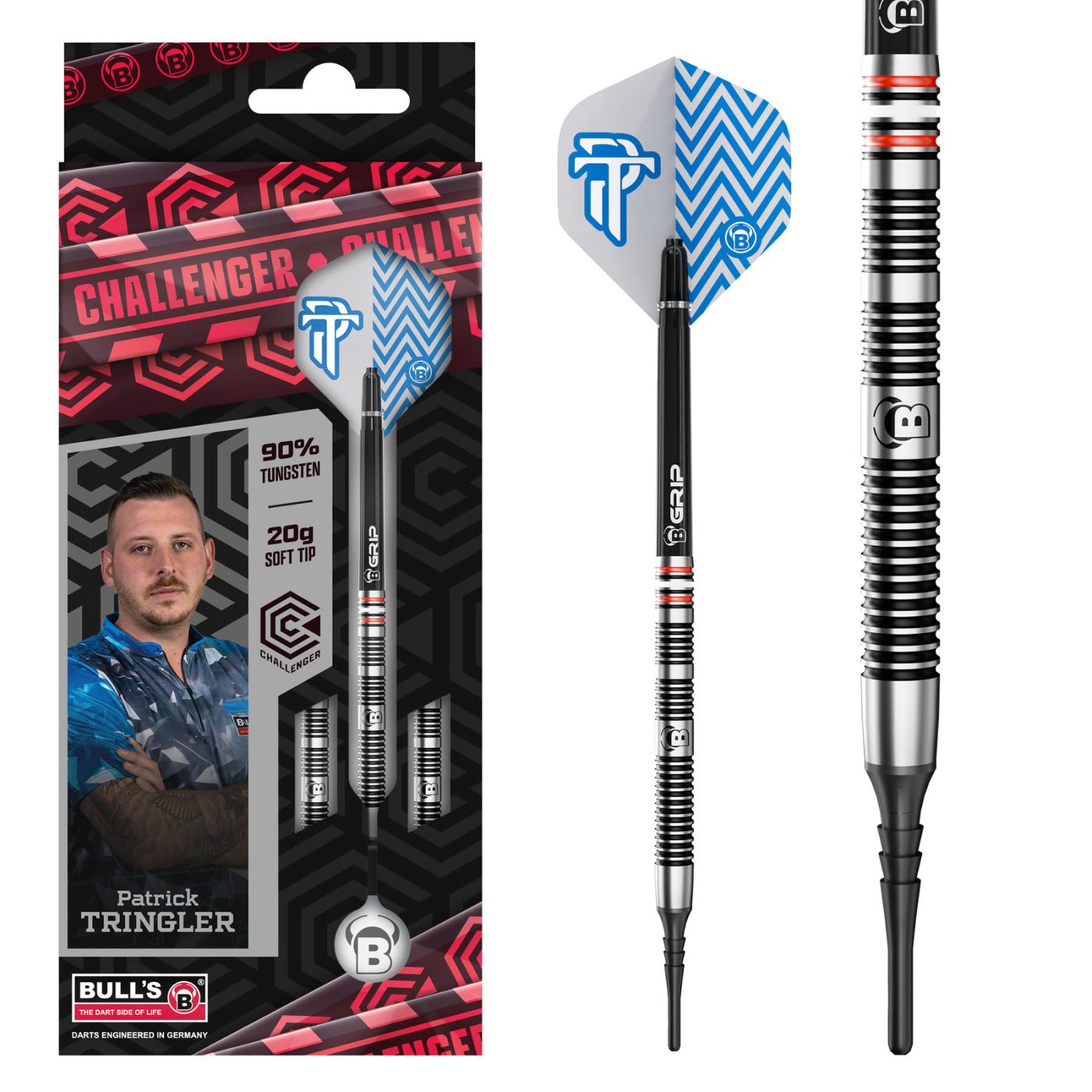 BULL'S Patrick Tringler 90%  - Soft Tip Darts