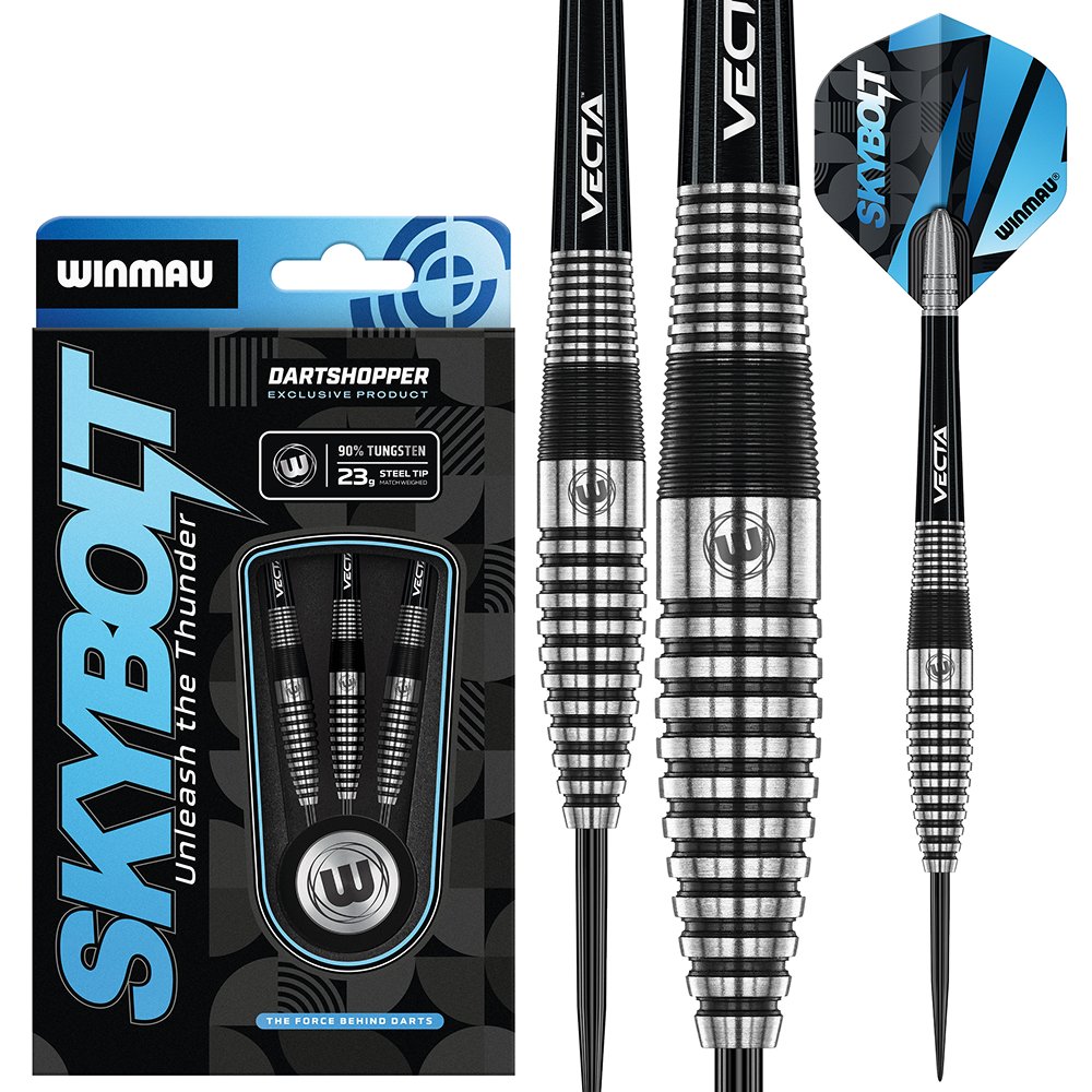 Winmau Skybolt Torpedo 90% Exclusivos Dartshopper - Dardos Punta de Acero