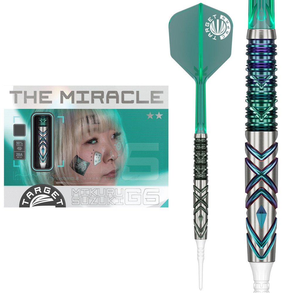 Target Japan Mikuru Suzuki The Miracle G6 Lite 90% Soft Tip Darts