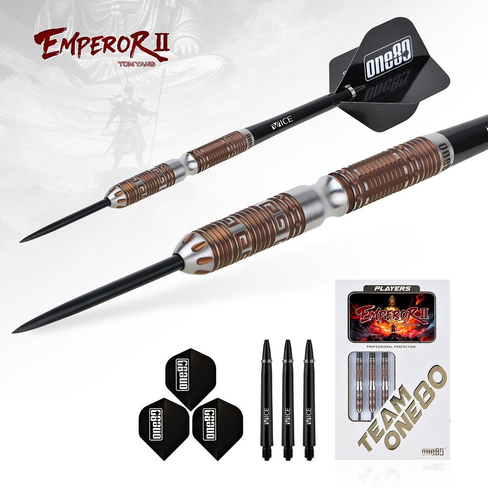 ONE80 Tom Yang Emperor II Bronze 90% - Steel Tip Darts