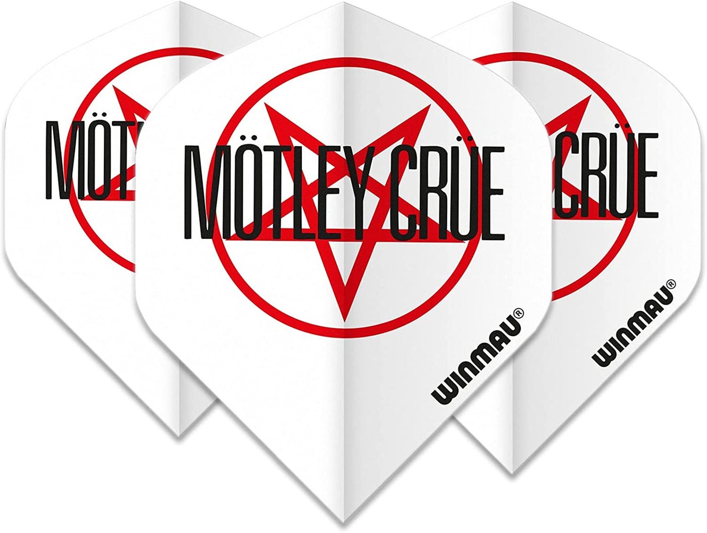 Plumas Winmau Rock Legends Motley Crue Logo