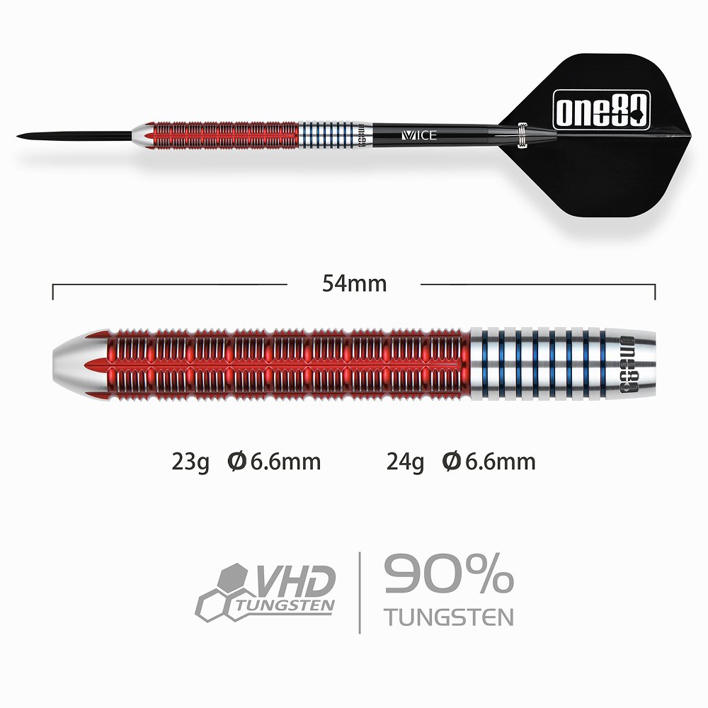 ONE80 Alexis Toylo Coolcat II 90% - Steel Tip Darts - Dartshopper.com