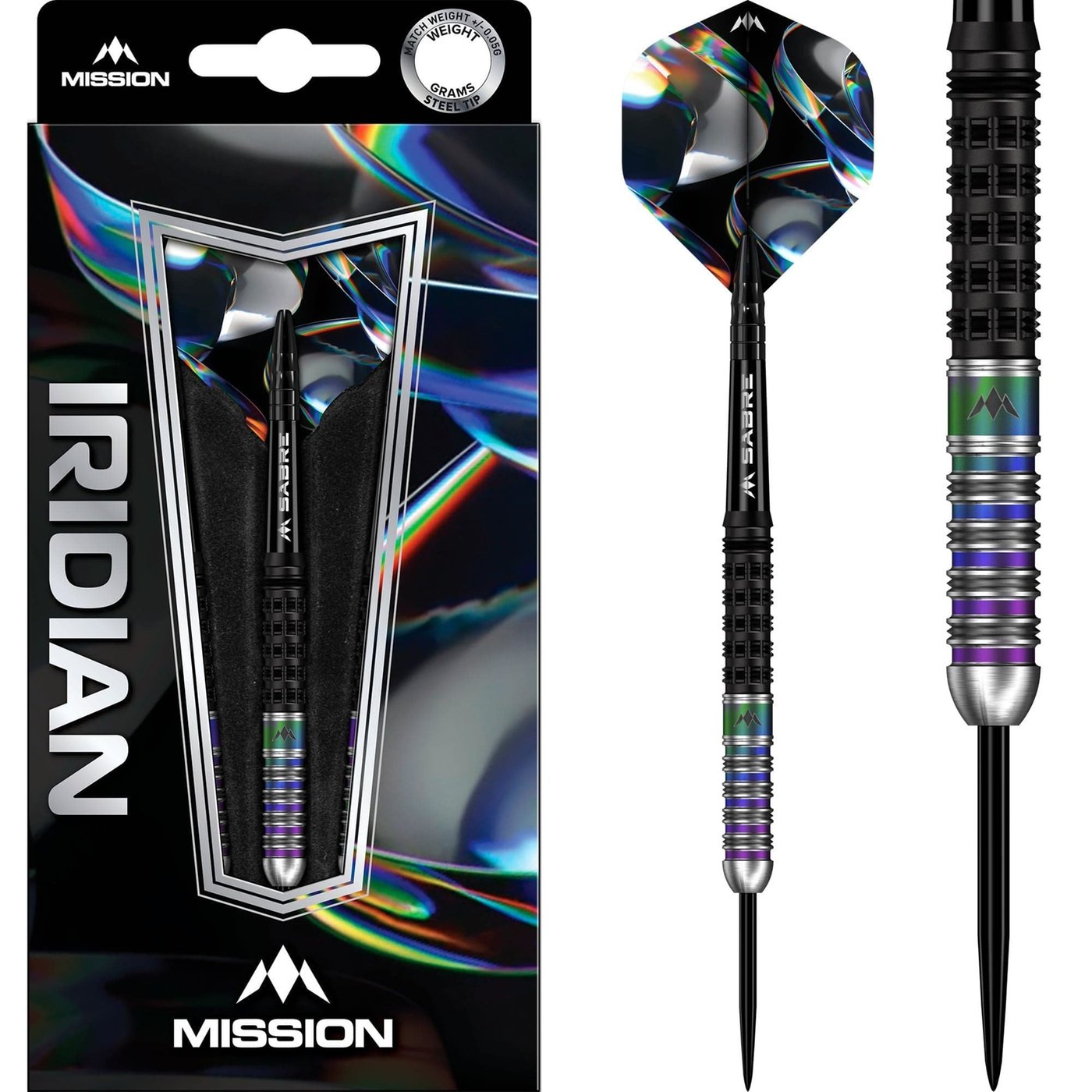 Mission Iridian Black Coral PVD 90% Darts