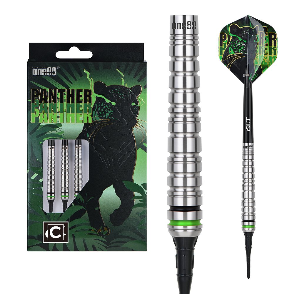 Dardos ONE80 Panther-C 80%  Punta de Plástico