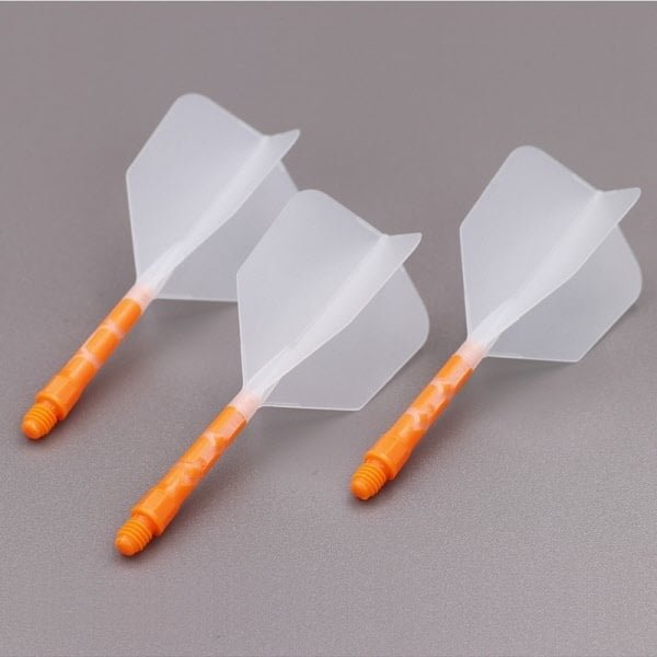 Cuesoul ✓ ROST T19 Integrated Dart Flights ✓ Big Wing ✓ Clear Orange Dart Flights