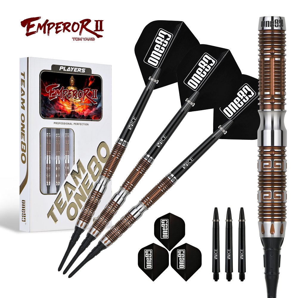 ONE80 Tom Yang Emperor II Bronze 90% - Soft Tip Darts