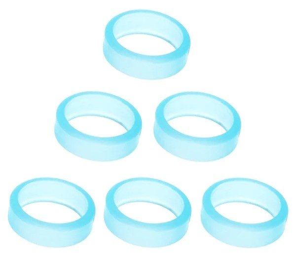 L-Style L Rings - Clear Blue